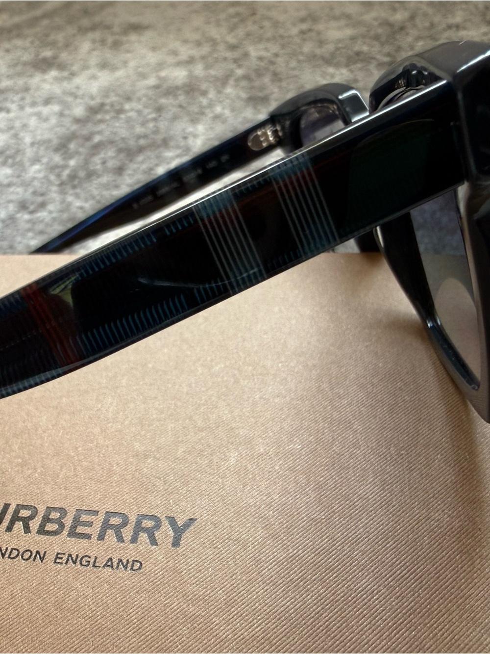 Burberry Blue Gradient Square Sunglasses - Picture 4 of 11